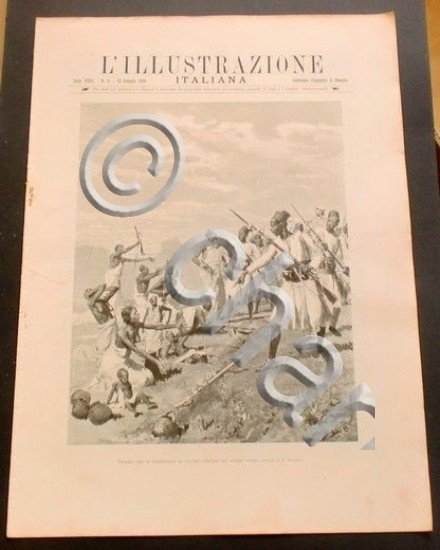 L'illustrazione Italiana - Tigrini si presentano al confine- N° 4 …