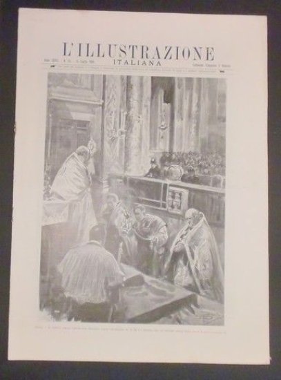 L'illustrazione Italiana - Triduo Chiesa del Sudario - N° 28 - Luglio 1900