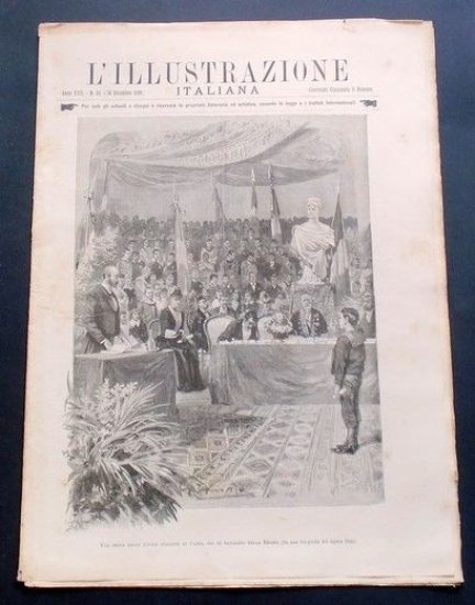 L'illustrazione Italiana - Una festa delle scuole  - N° 50 - Dicembre 1890