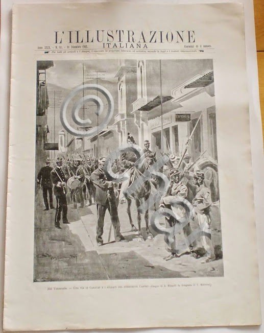 L'illustrazione Italiana - Una via di Caracas - N° 51 …