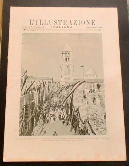 L'illustrazione Italiana - Viaggio Imperiali Palestina - N° 47 - Novembre 1898