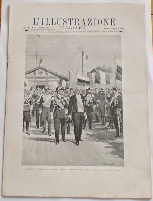 L'illustrazione Italiana - Viaggio Presidente Faure - N° 36 - …