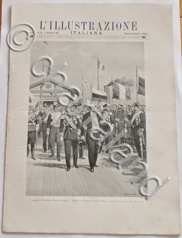 L'illustrazione Italiana - Viaggio Presidente Faure - N° 36 - …