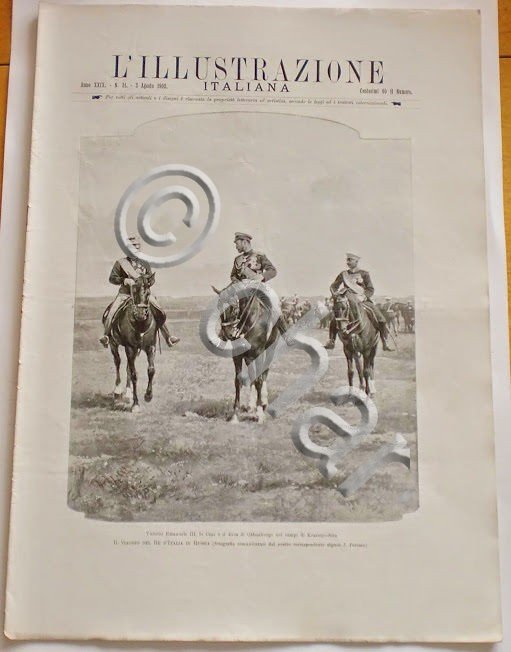 L'illustrazione Italiana - Viaggio Re d'Italia in Russia - N° …