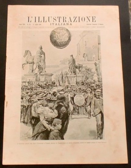 L'illustrazione Italiana - Vincitori romani Tiro Nazionale - N° 29 - Luglio 1898