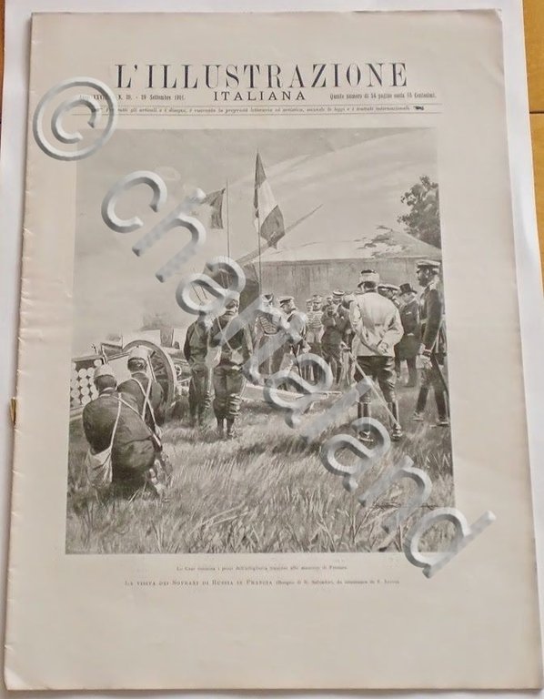 L'illustrazione Italiana - Visita Sovrani di Russia - N° 39 …