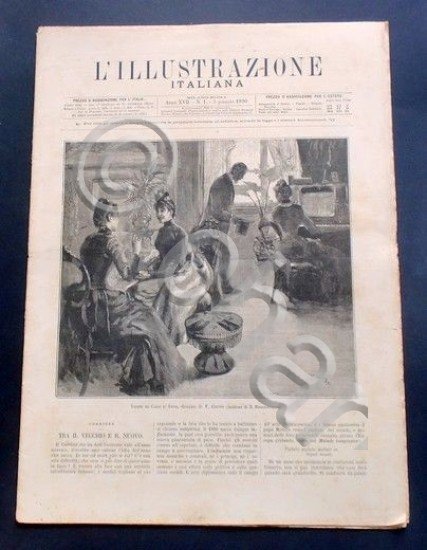 L'illustrazione Italiana - Visite di Capo d'Anno - N° 1 …