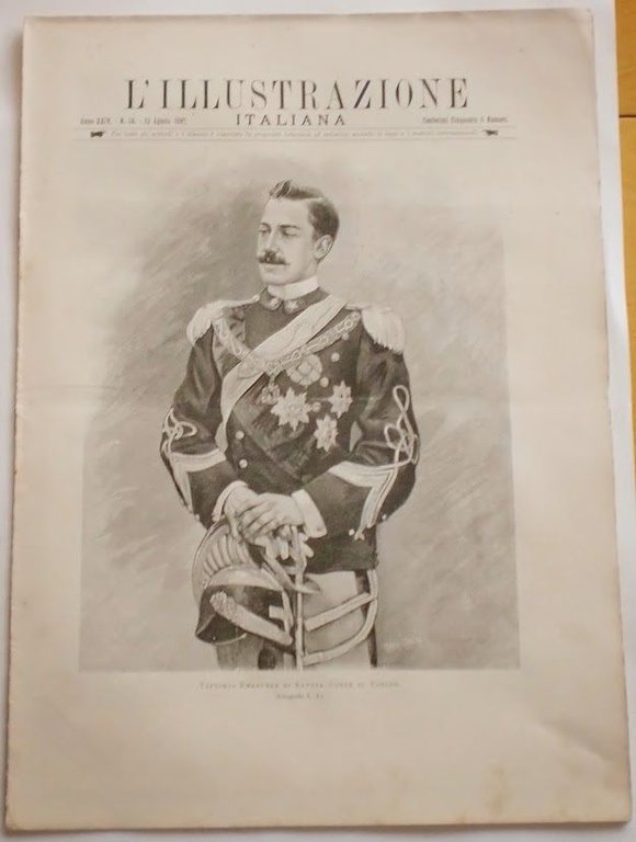 L'illustrazione Italiana - Vittorio Emanuele di Savoja - N° 34 - Agosto 1897