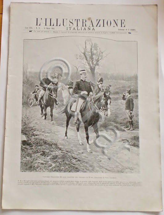 L'illustrazione Italiana - Vittorio Emanuele II Roma - N° 11 …