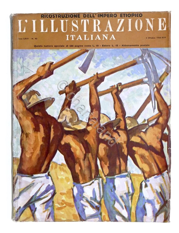 L'illustrazione Italiana N. 40 - Ricostruzione Impero Etiopico - Ottobre 1936