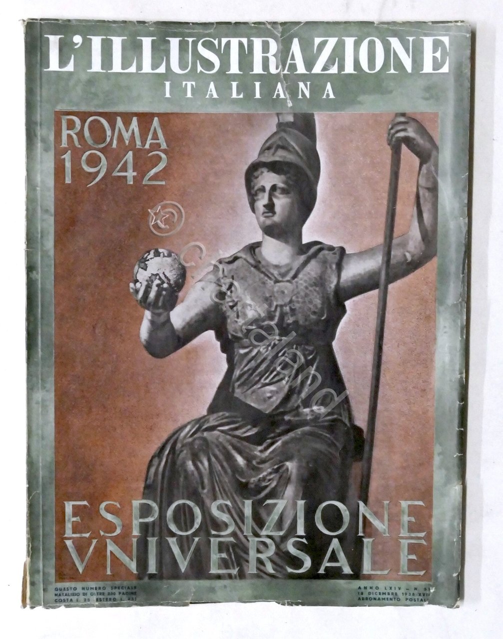 L'illustrazione Italiana N. 51 Dicembre 1938 - Esposizione Universale Roma …