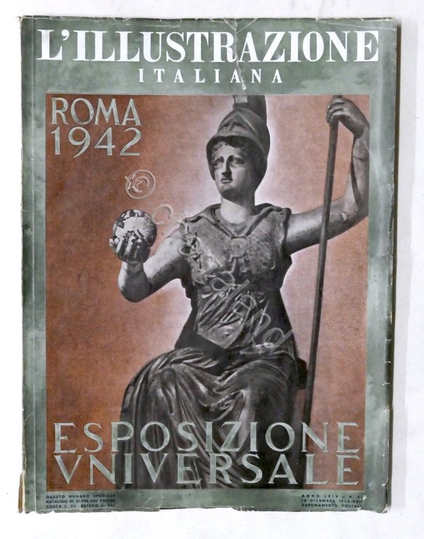 L'illustrazione Italiana N. 51 Dicembre 1938 - Esposizione Universale Roma 1942