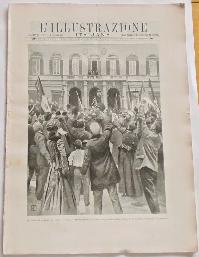 L'illustrazione Italiana Ritorno Regina Margherita a Roma - N° 1 …