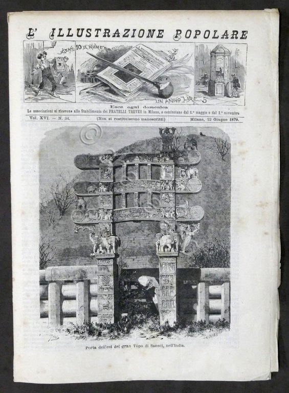 L'Illustrazione Popolare - N. 34 - 1879 Inondazione fiume Tanaro …