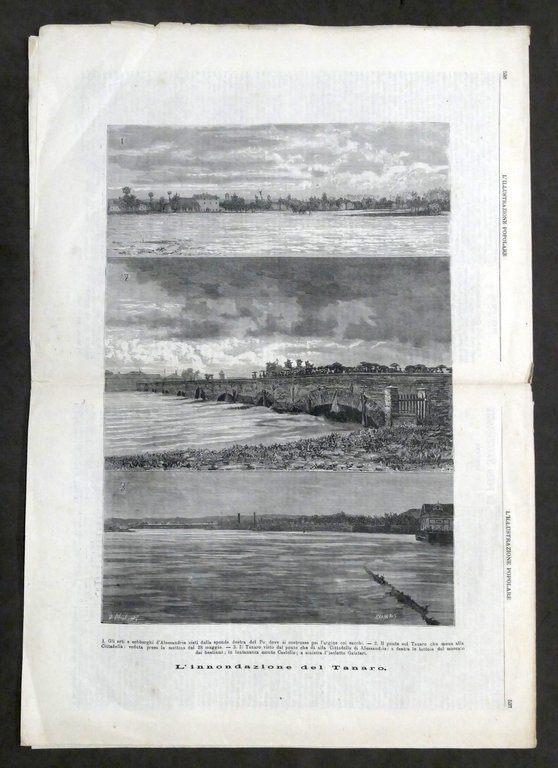 L'Illustrazione Popolare - N. 34 - 1879 Inondazione fiume Tanaro …
