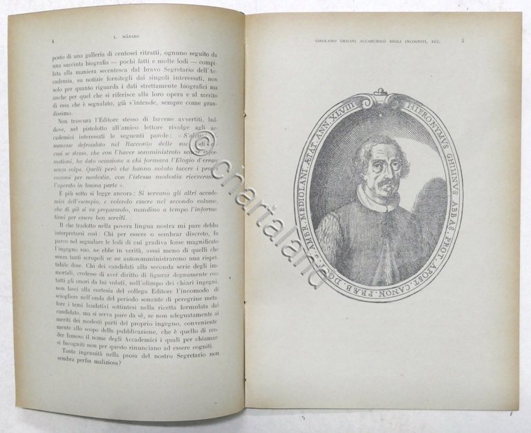 L. Madaro - Girolamo Ghilini, accademico degli Incogniti - 1927
