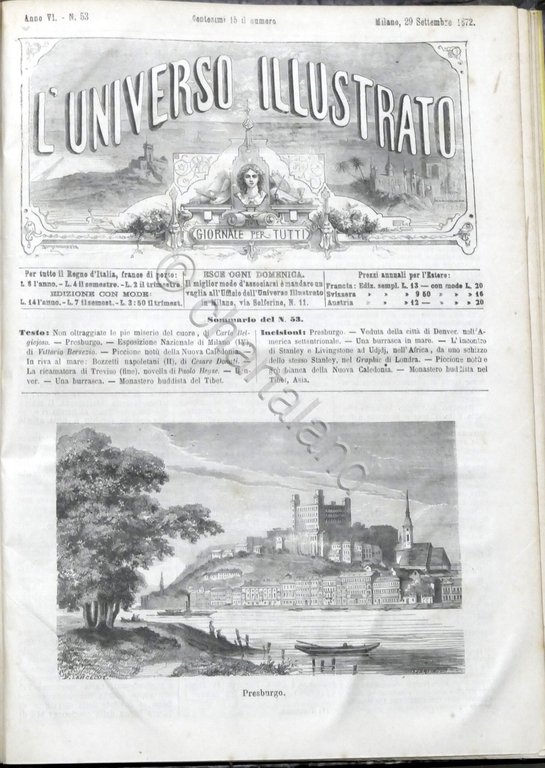 L'Universo Illustrato - Giornale per tutti - Annata 1871 / … | Immagine Gallery 9