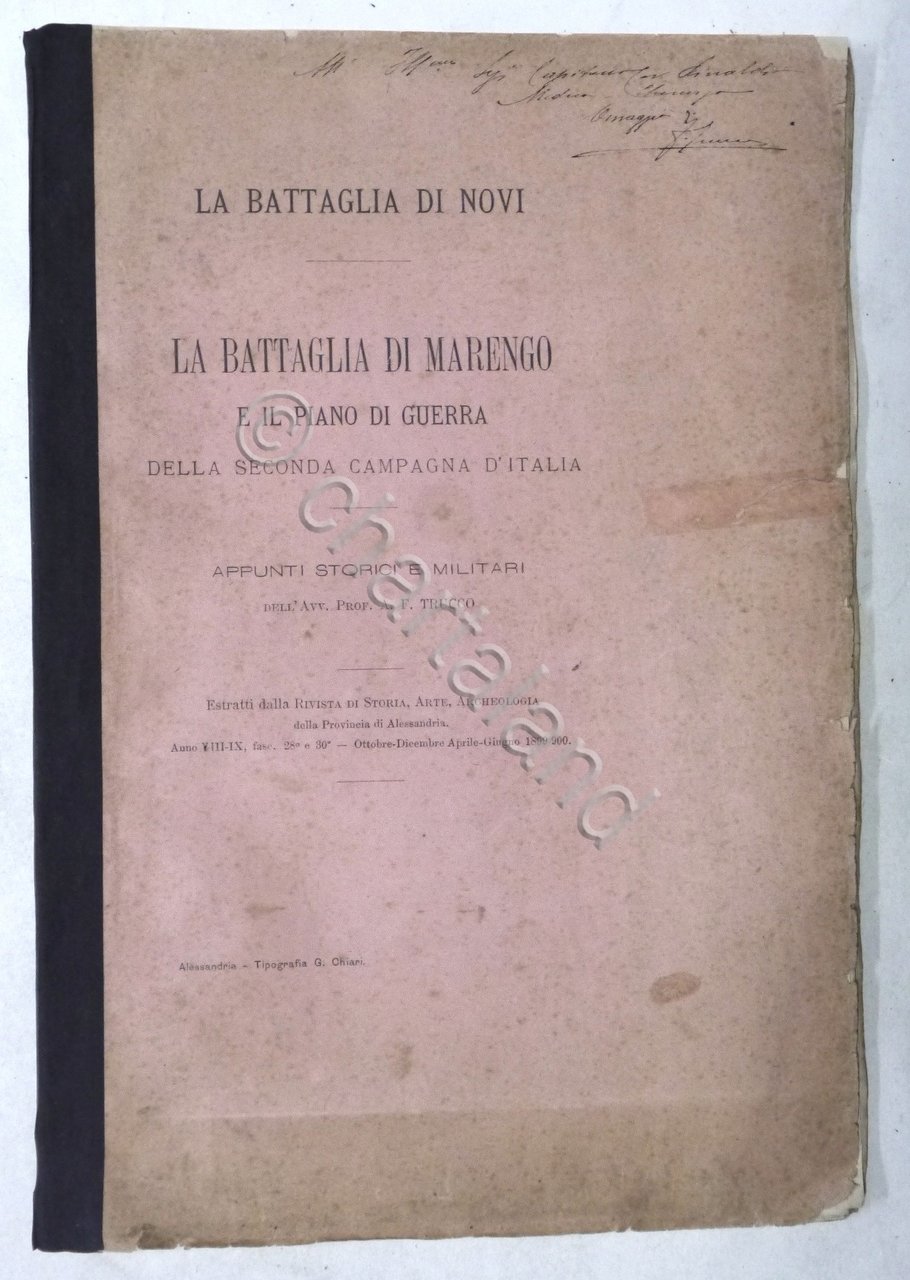 La battaglia di Novi / La Battaglia di Marengo e …