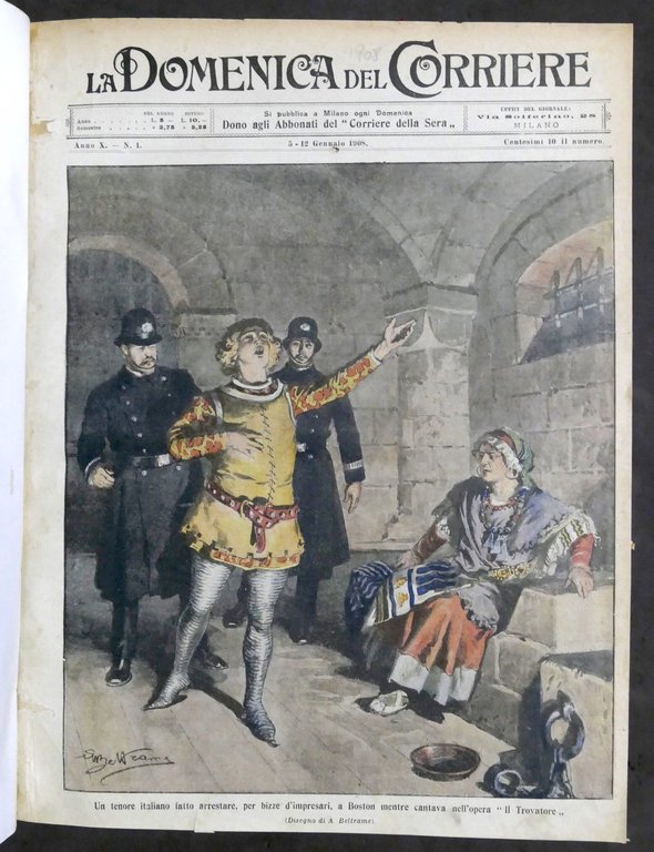 La Domenica del Corriere - Annata completa - 1908 | Immagine Gallery 1