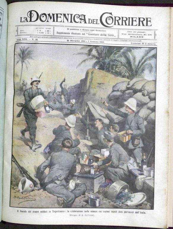 La Domenica del Corriere - Annata completa 1912 Guerra Libia | Immagine Gallery 7