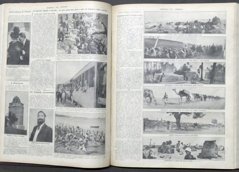 La Domenica del Corriere - Annata completa 1912 Guerra Libia | Immagine Gallery 8