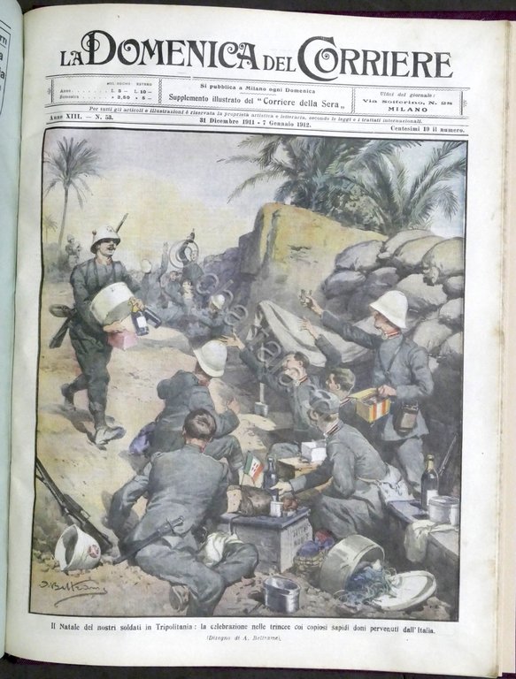 La Domenica del Corriere - Annata completa 1912 Guerra Libia | Immagine Gallery 9