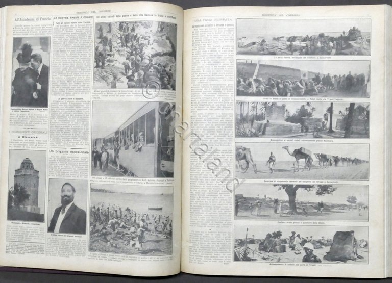 La Domenica del Corriere - Annata completa 1912 Guerra Libia | Immagine Gallery 10