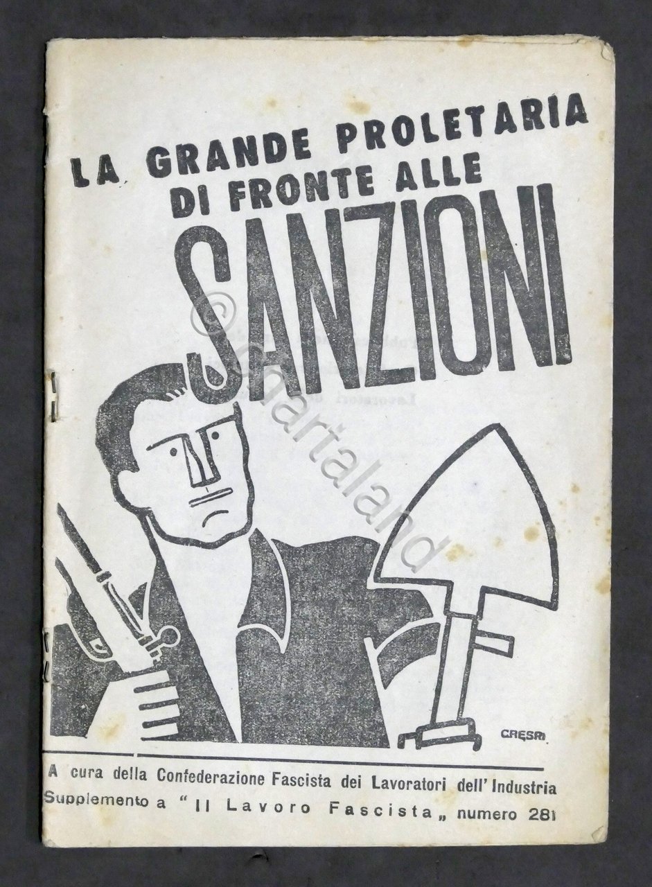 La grande proletaria di fronte alle sanzioni - 1935 ca.