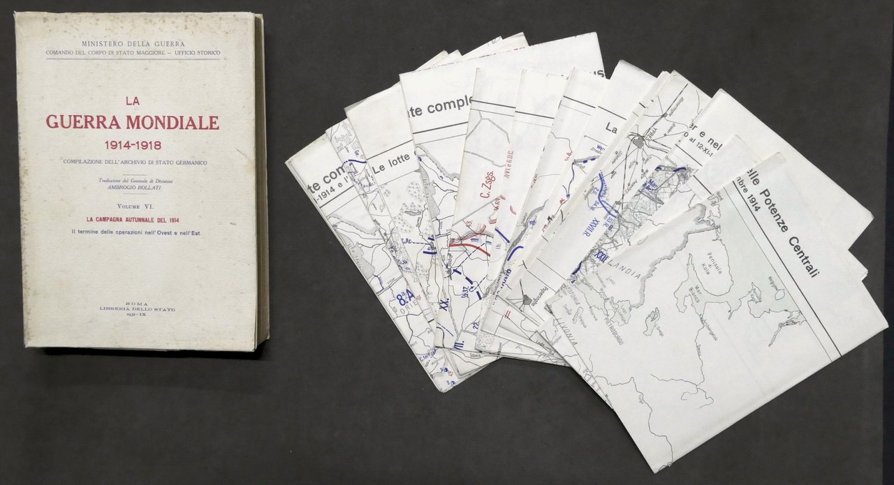 La Guerra Mondiale 1914-1918 Vol. VI + tavole - Campagna …