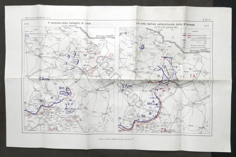 La Guerra Mondiale 1914-1918 Vol. VI + tavole - Campagna …