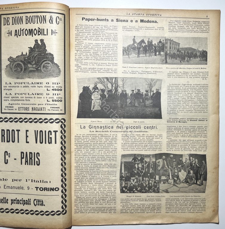 La Stampa Sportiva N. 18 - 1903 Festa automobilistica alla … | Immagine Gallery 2