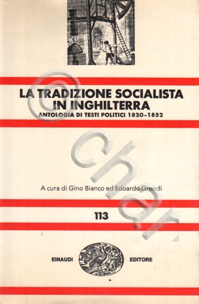 La tradizione socialista in Inghilterra Antologia testi politici - 1^ …