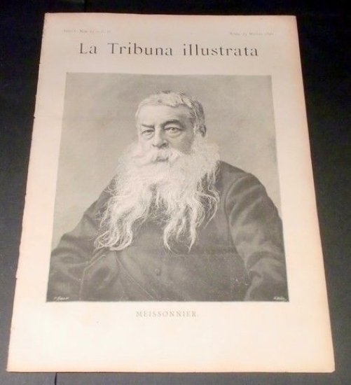 La Tribuna Illustrata - Meissonnier - Anno I - N° … | Immagine principale