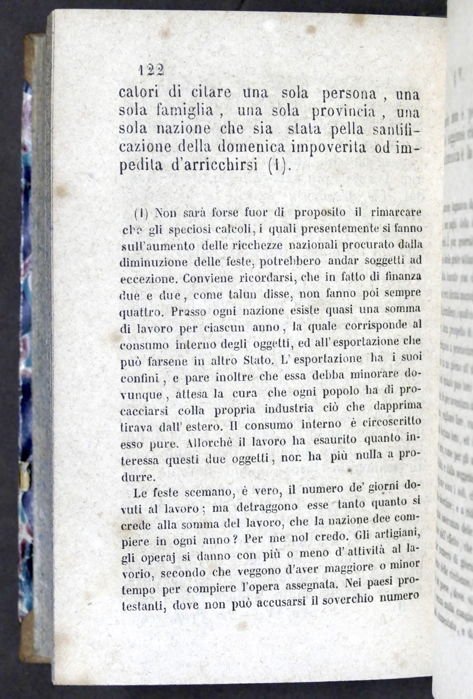 La verità della religione 1852 - La profanazione della domenica …