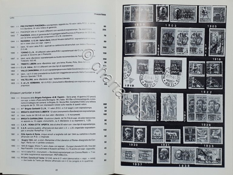 Laser Invest Filatelia - C.L.N. emissioni Locali - Catalogo 1987