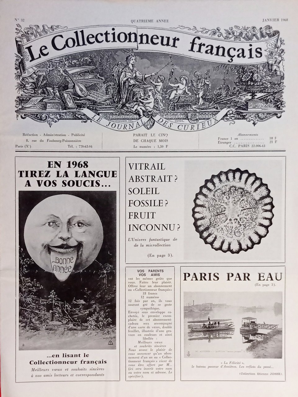 Le Journal des Curieux - Le Collectionneur Francais N. 32 …