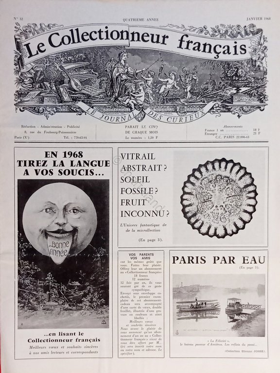 Le Journal des Curieux - Le Collectionneur Francais N. 32 …