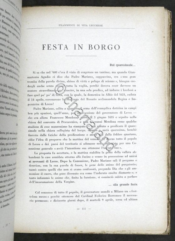 Lecco - Uberto Pozzoli - Frammenti di vita lecchese - …
