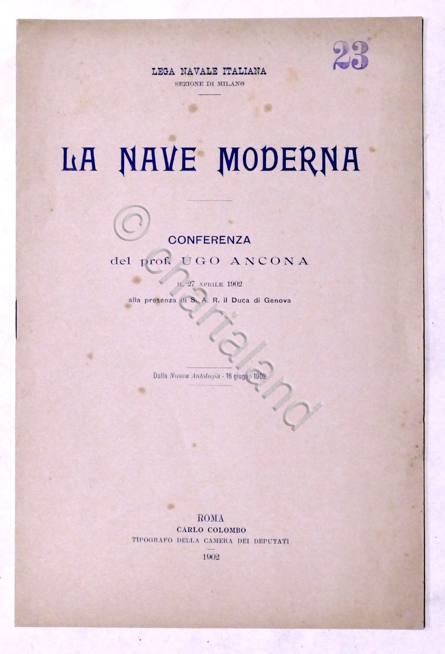 Lega Navale Italiana - La Nave Moderna - Conferenza del …
