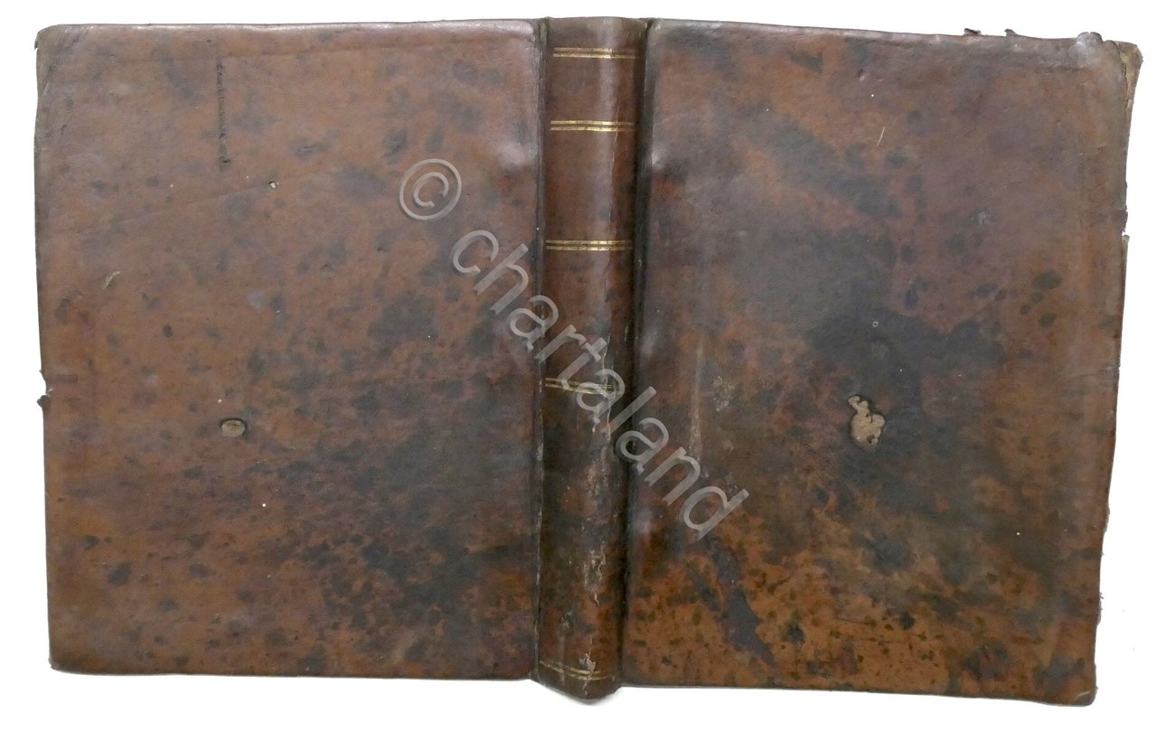 Legatura antica in piena pelle - XVIII Secolo