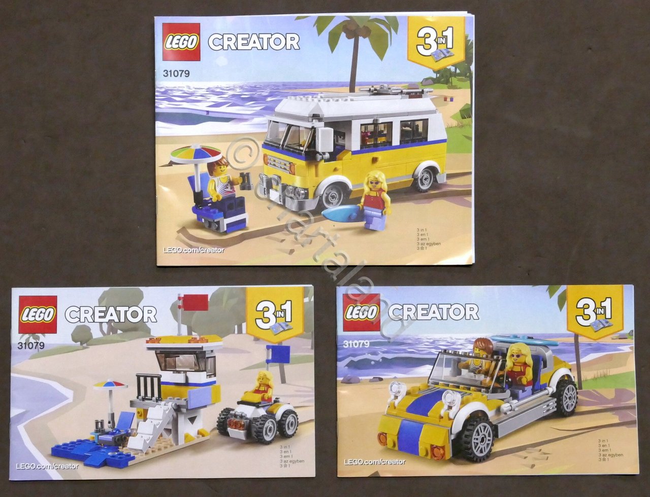 LEGO Creator - Manuale Istruzioni 31079 - (1+2+3)