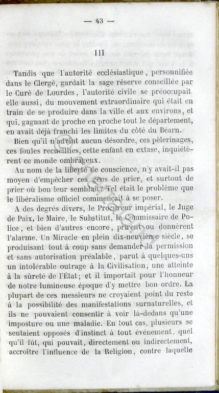 Les apparitions et les guérisons miraculeuses de Notre-Dame de Lourdes …