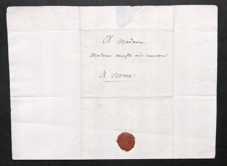 Lettera con autografo generale francese François de Chasseloup-Laubat - 1801