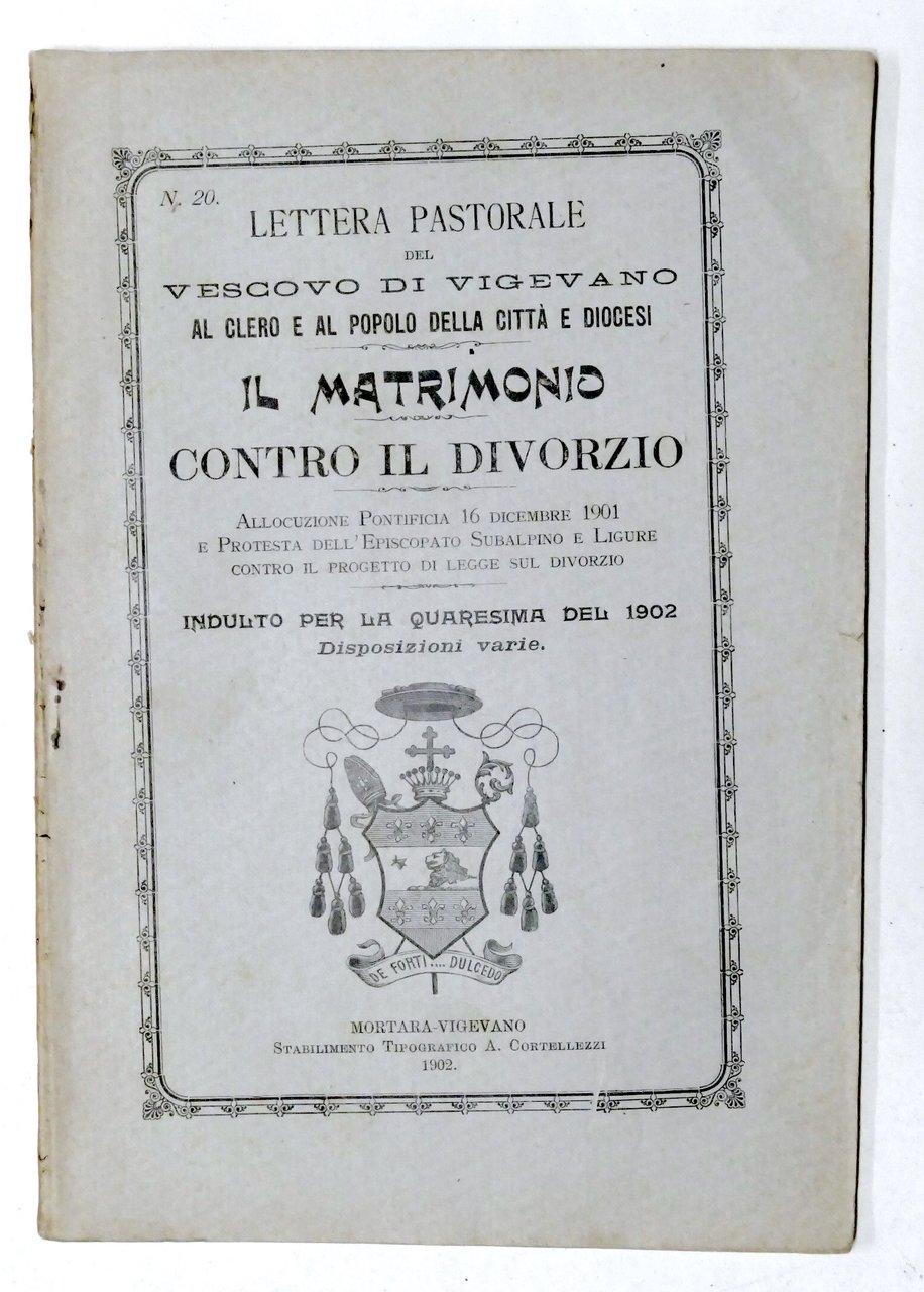 Lettera pastorale vescovo di Vigevano - Il matrimonio contro il …