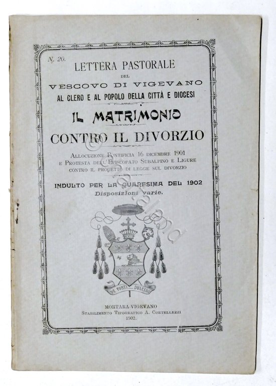 Lettera pastorale vescovo di Vigevano - Il matrimonio contro il …