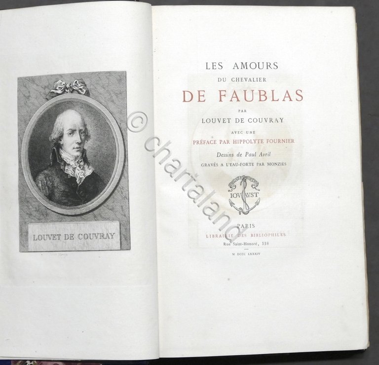 Letteratura L. de Couvray - Les amours du Chevalier de …