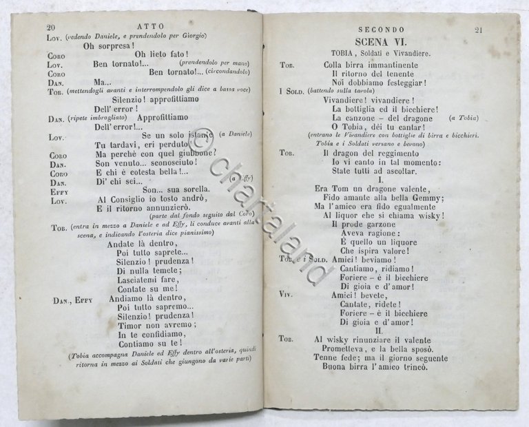 Libretto Opera - Francesco Guidi - Il birrajo di Preston …