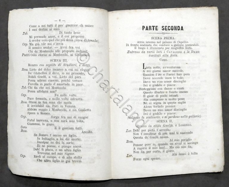 Libretto Opera - I Capuleti ed i Montecchi - Tragedia … | Immagine Gallery 2