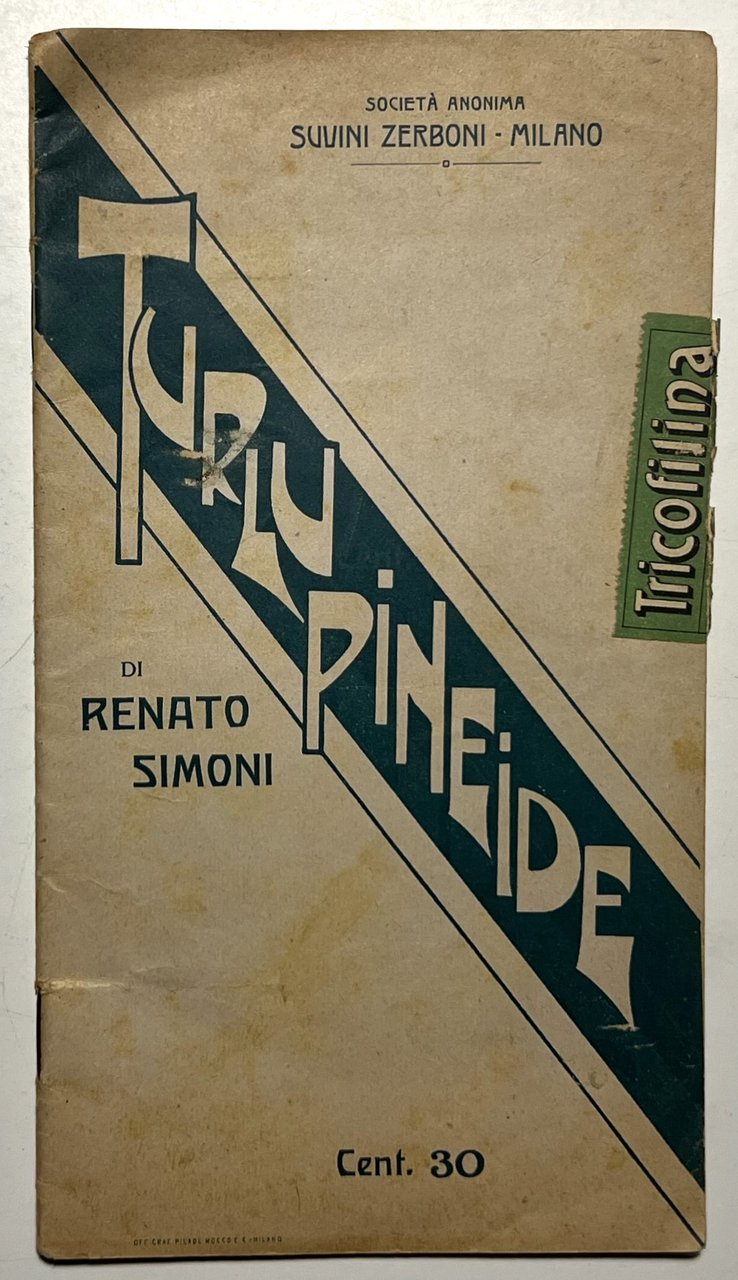 Libretto Opera - Turlupineide: Rivista Comico Satirica di R. Simoni … | Immagine principale