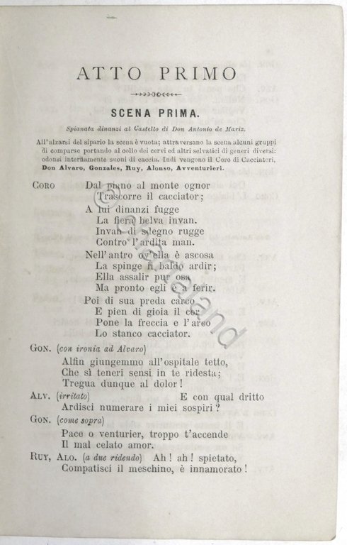 Libretto Opera-Ballo in 4 atti - A. Carlos Gomes - …